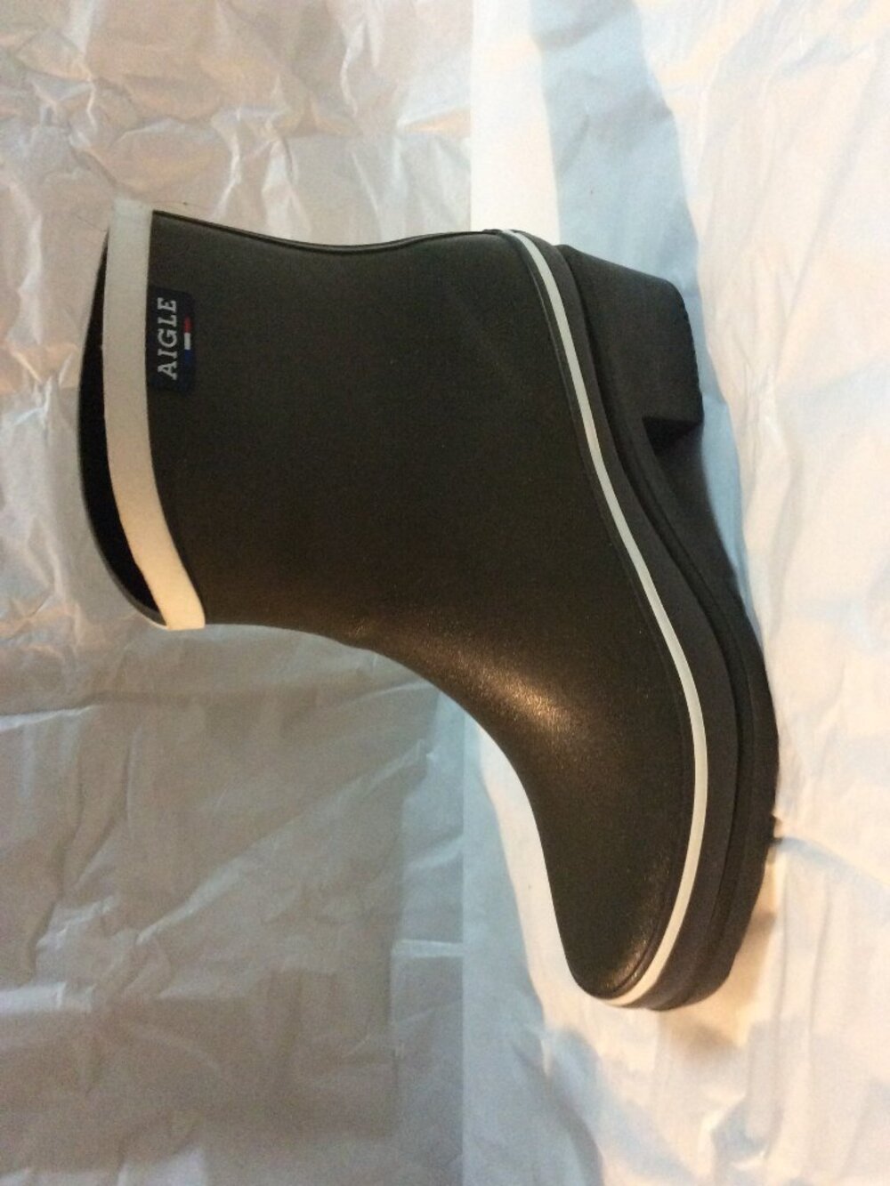 Aigle Rubber Miss Juliette Bottillon Green Rain Boots 38
